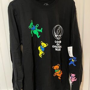 Grateful Dead Long Sleeve Graphic T Shirt NWT Medium